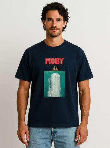 WOOOP Koszulka "Moby" w kolorze granatowym