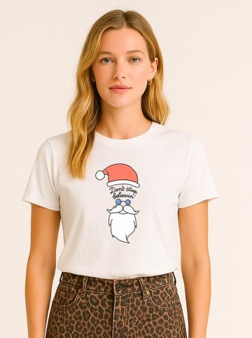 WOOOP Koszulka "Dont stop believin" w kolorze czerwono-białym