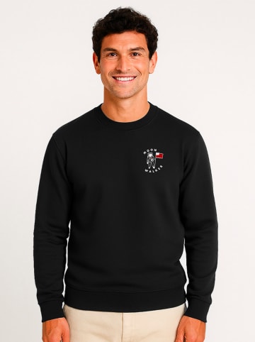 WOOOP Sweatshirt "Moon walker" in Schwarz