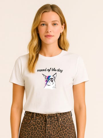 WOOOP Shirt "Mood of the day" wit