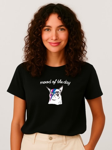 WOOOP Shirt "Mood of the day" zwart
