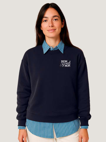 WOOOP Sweatshirt "Mom sweet mom" in Dunkelblau