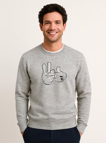WOOOP Bluza "Mickey" w kolorze szarym