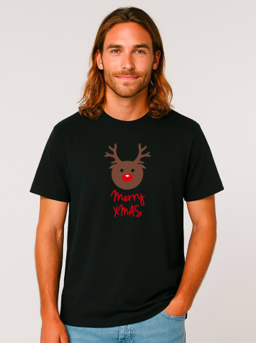 WOOOP Shirt "Merry Xmas" zwart
