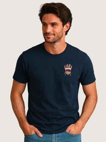 WOOOP Shirt in Dunkelblau