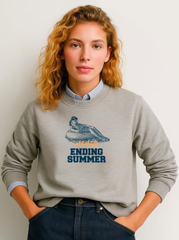 WOOOP Bluza "Never ending summer" w kolorze szarym