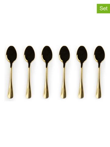 Trendy Kitchen by EXCÉLSA 6-delige set: koffielepels "Gold" goudkleurig