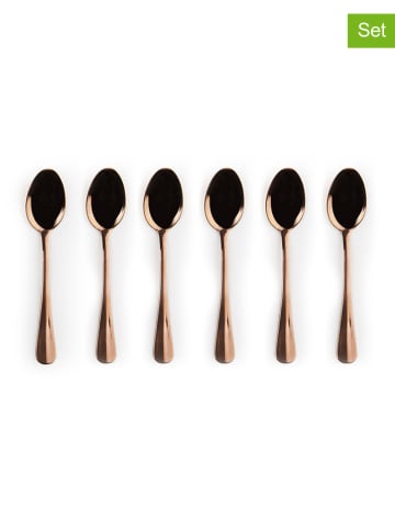 Trendy Kitchen by EXCÉLSA 6-delige set: koffielepels koperkleurig