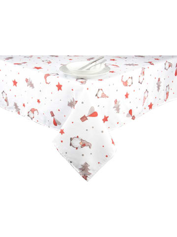 Trendy Kitchen by EXCÉLSA Obrus "Gnomo" w kolorze biało-czerwonym