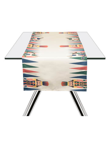 Trendy Kitchen by EXCÉLSA Tafelloper "Vintage Christmas" wit/rood/groen - (L)140 x (B)45 cm