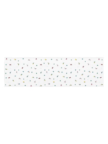 Trendy Kitchen by EXCÉLSA Bieżnik "Cortina" w kolorze białym - 140 x 45 cm