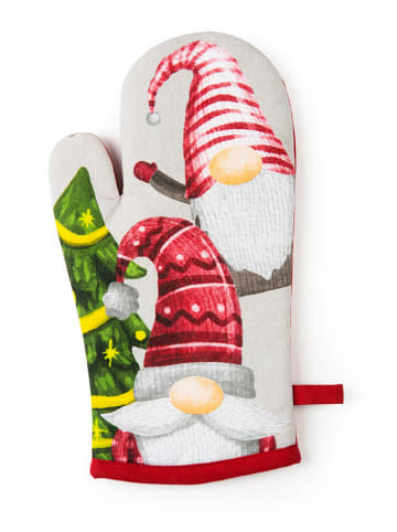 Trendy Kitchen by EXCÉLSA Rękawica kuchenna "Gnomo Friends" ze wzorem - 32 x 18 cm