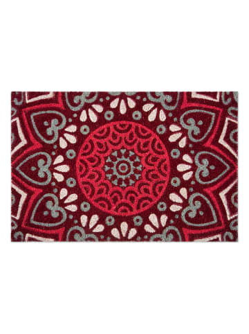 Trendy Kitchen by EXCÉLSA Wycieraczka "Mandala" w kolorze czerwonym - 60 x 40 cm