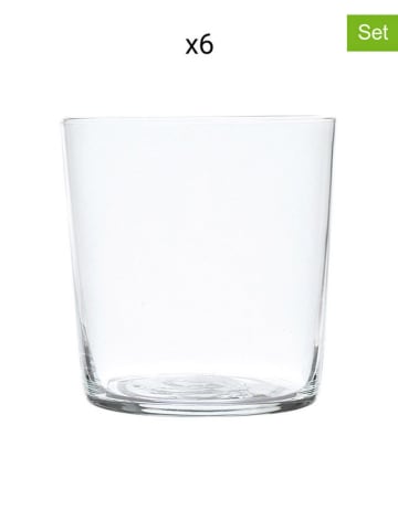 Trendy Kitchen by EXCÉLSA 6-delige set: glazen "New York" transparant- 370 ml