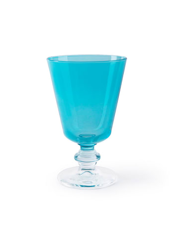 Trendy Kitchen by EXCÉLSA Kieliszek "Noble Wine" w kolorze turkusowym do wina - 280 ml