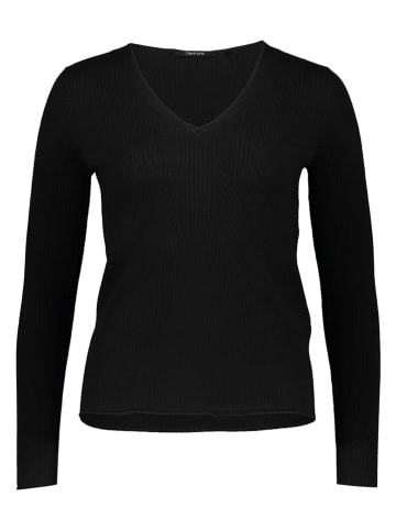 TAIFUN Sweter w kolorze czarnym