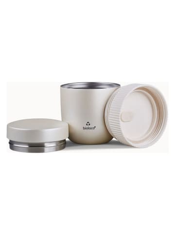 chic.mic Edelstahl-Lunchbox in Weiß