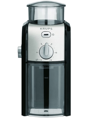 Krups Koffiemolen zilverkleurig/zwart