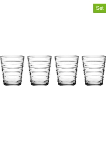 iittala 4-delige set: glazen "Aino Aalto" transparant - 220 ml