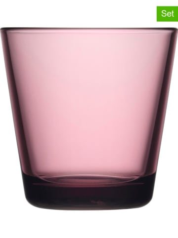 iittala 2-delige set: glazen "Kartio" lichtroze - 210 ml