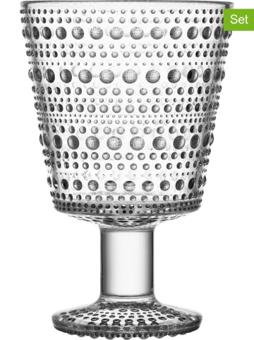 iittala 2er-Set: Gläser "Kastehelmi" in Transparent - 260 ml