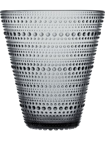 iittala Vase "Kastehelmi" in Grau - (H)15,4 cm
