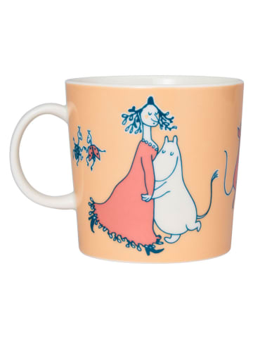 Moomin Kubek jumbo "A" w kolorze brzoskwiniowym - 400 ml