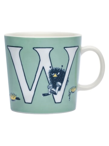 Moomin Jumbotasse "W" in Grün - 400 ml