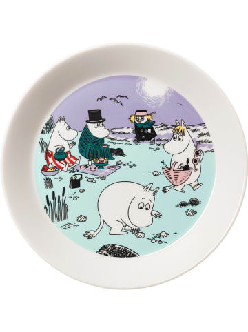 Moomin Talerzyk deserowy "Beach Day" w kolorze turkusowo-fioletowym - Ø 19 cm