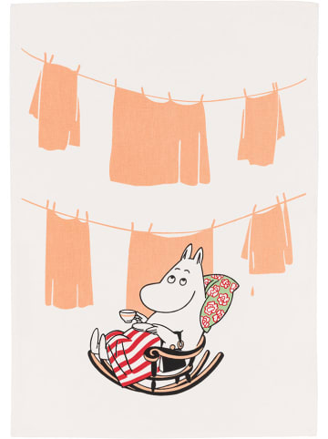 Moomin Geschirrtuch "Moominmamma" in Creme/ Orange - (L)70 x (B)50 cm