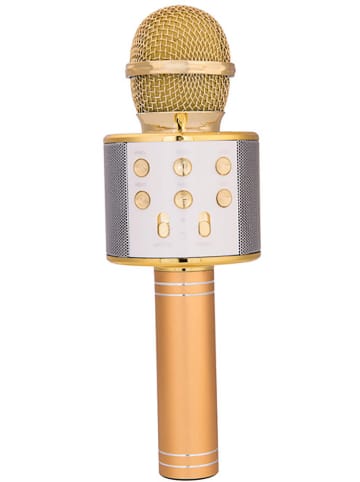 Techkidz Mikrofon w kolorze złotym do karaoke - 3+
