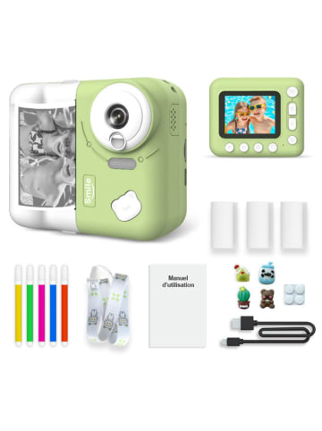 Techkidz Digitale camera met direct printen "Instakid" groen