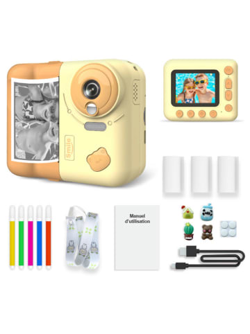 Techkidz Digitale camera met direct printen "Instakid" geel