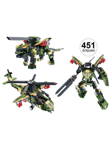 Techkidz 451-częściowy zestaw konstrukcyjny w kolorze khaki - 6+