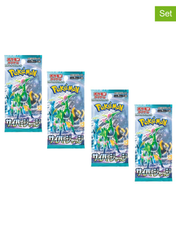 Pokémon 4-delige set: Pokémon Boosters "Cyber Judge" - vanaf 3 jaar