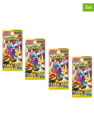 Pokémon 4er-Set: Pokémon Boosters "Wild Force" - ab 3 Jahren