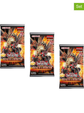 Techkidz 4-delige set: Yu-Gi-Oh! boosters "Héritage de la Destruction" - vanaf 3 jaar