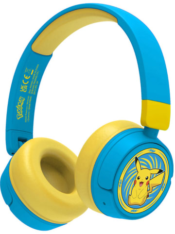Techkidz Bluetooth over-ear hoofdtelefoon "Pikachu" blauw