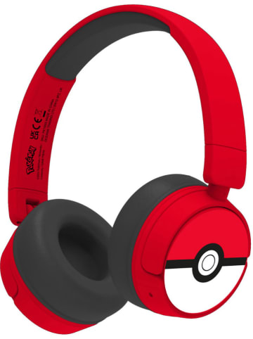 Techkidz Słuchawki nauszne Bluetooth "Pokéball" w kolorze czerwonym