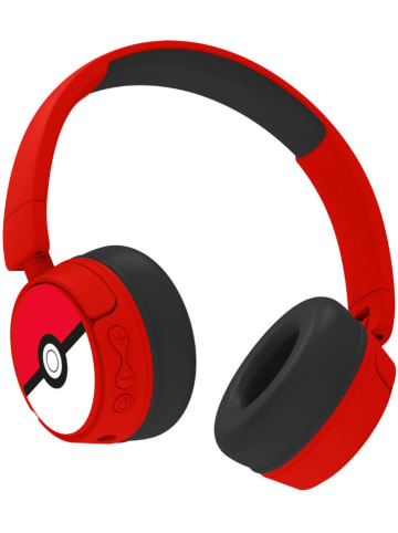 Techkidz Bluetooth-Over-Ear-Kopfhörer "Pokéball" in Rot
