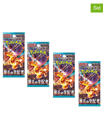 Pokémon Boostery Pokémon (4 szt.) "Ruler of the Black Flame" - 3+