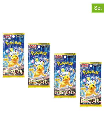 Pokémon 4-delige set: Pokémon Boosters "Supercharged Breaker" - vanaf 3 jaar