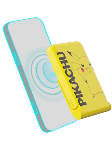 Techkidz Powerbank "Pikachu" w kolorze żółtym - 5.000 mAh Qi