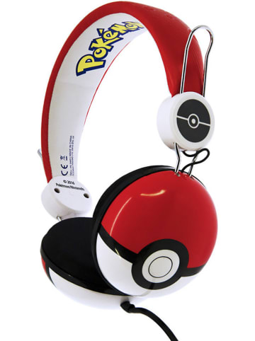 Techkidz Over-ear hoofdtelefoon "Pokéball" rood/wit