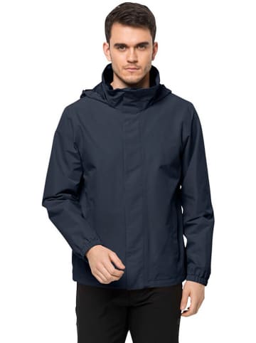 Jack Wolfskin Regenjacke in Dunkelblau