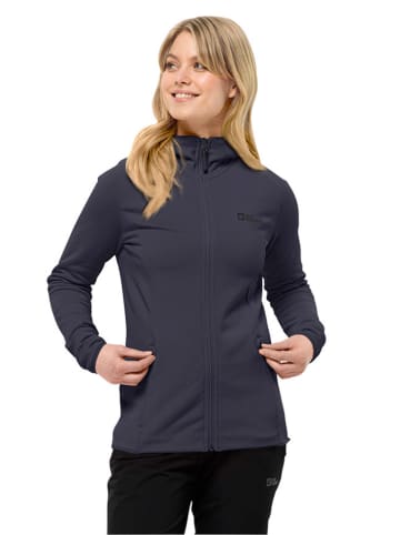 Jack Wolfskin Kurtka polarowa "Baiselberg" w kolorze antracytowym