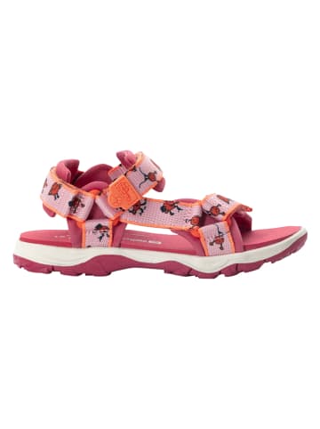 Jack Wolfskin Sandały "Smiley World" w kolorze różowym