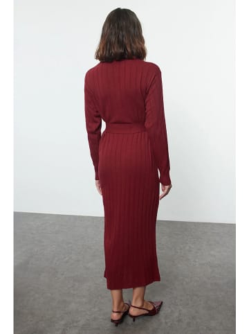 trendyol Strickkleid in Bordeaux