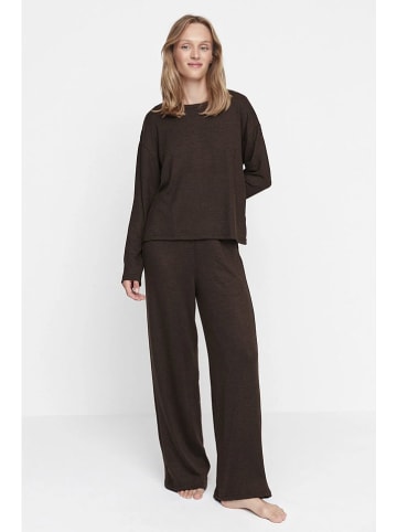 trendyol Pyjama donkerbruin