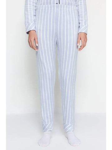 trendyol Pyjama lichtblauw/wit